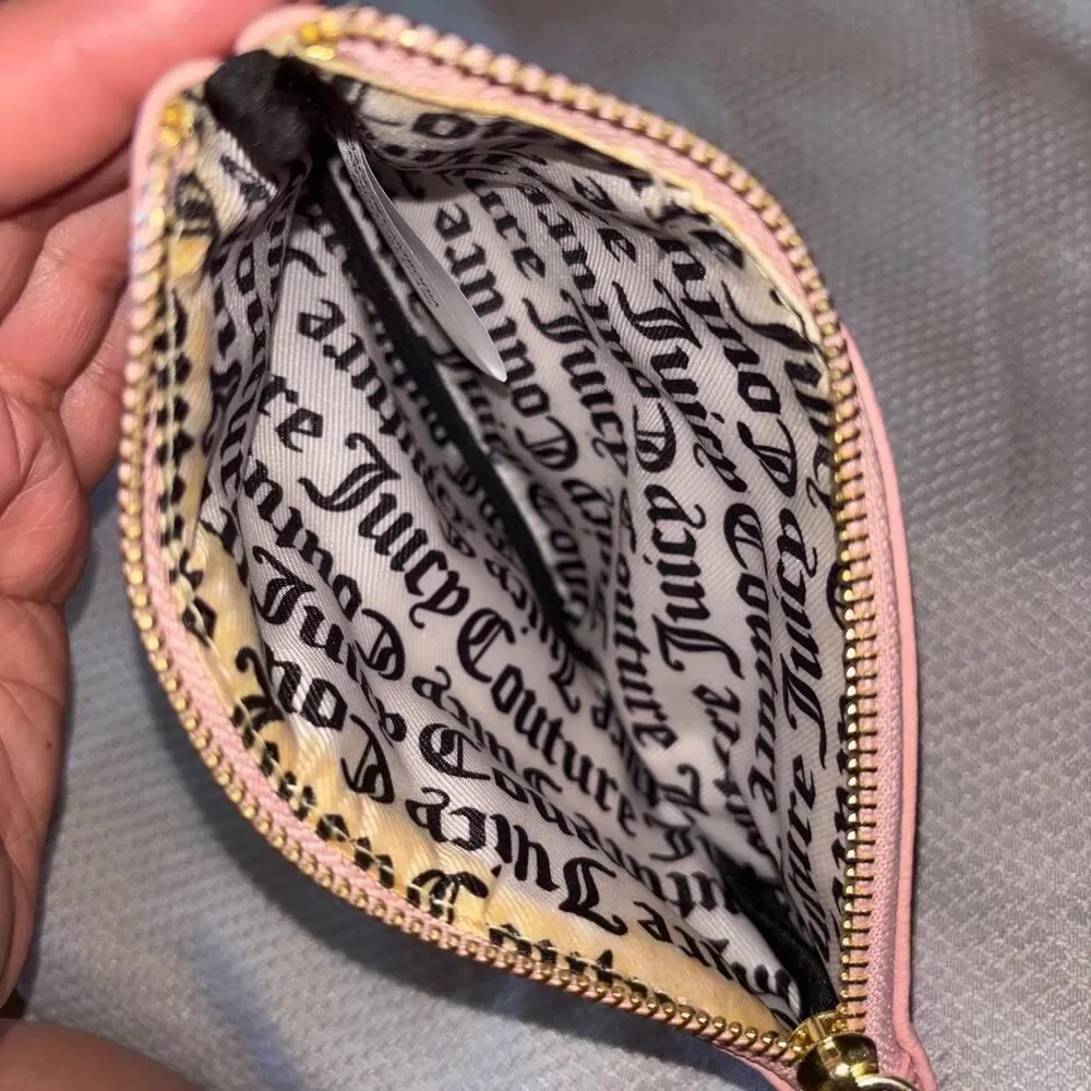 Juicy-couture Women's Pink Zipper Pouch